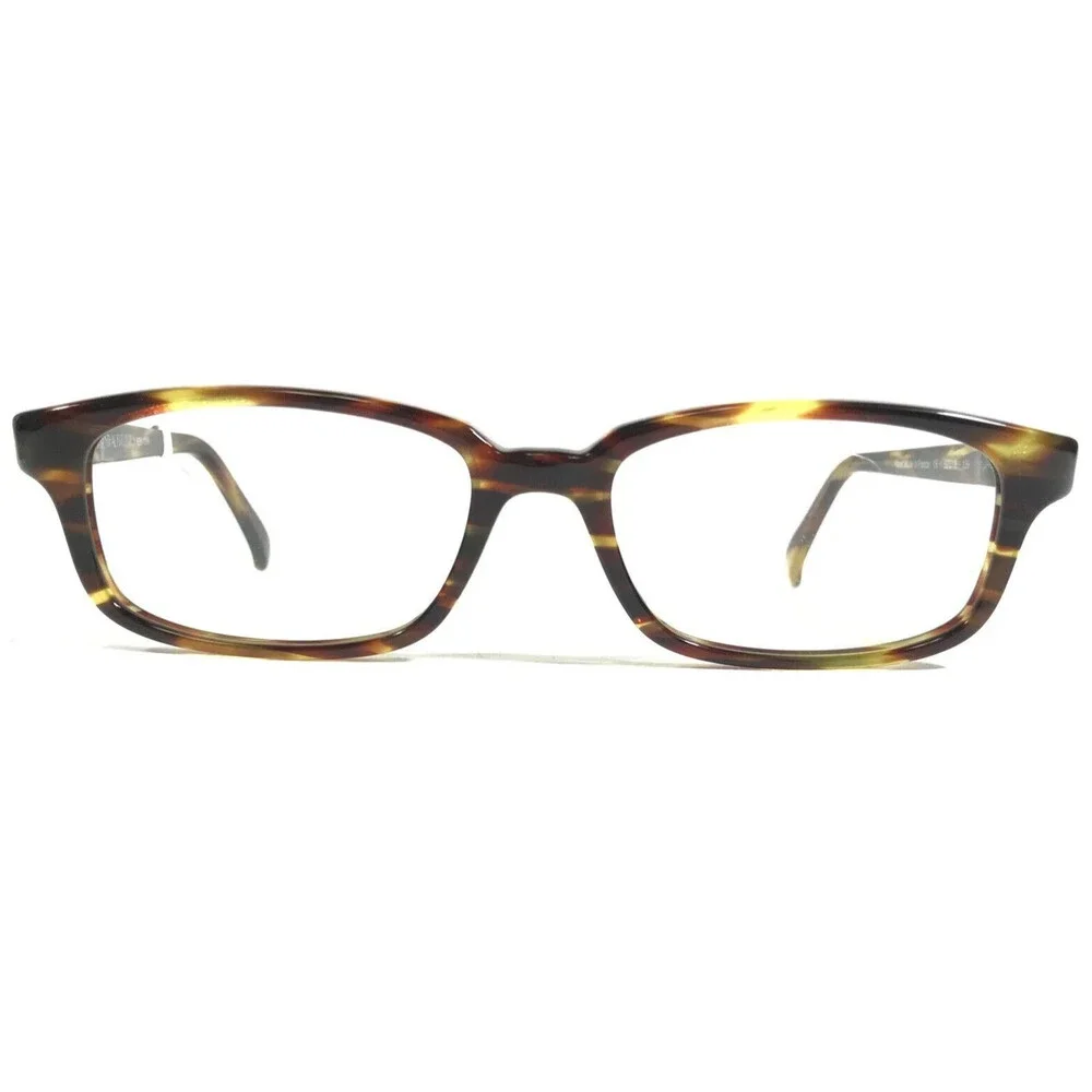 Morgenthal Frederics Eyeglasses Frames 139 342 Brown Horn Rectangular 52-18-139